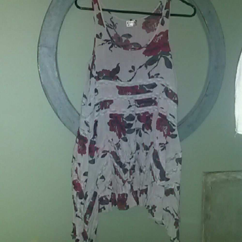 Free people tank tunic blouse